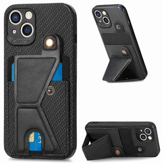iPhone 14 Anacotte Card Wallet Fold Stand Cover Magnetic Shockproof Fundas iPhone case-0