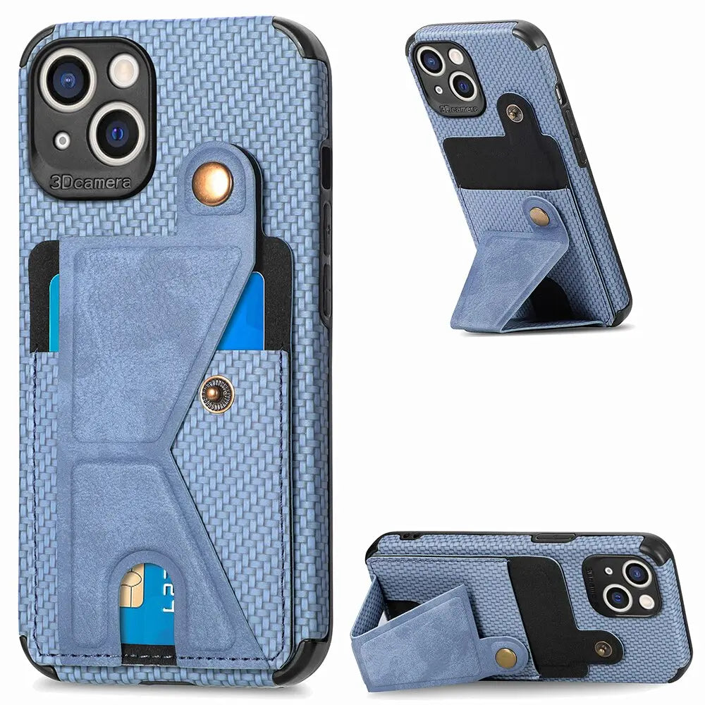 iPhone 14 Anacotte Card Wallet Fold Stand Cover Magnetic Shockproof Fundas iPhone case-3